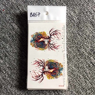 Xăm dán Tattoo hươu B457