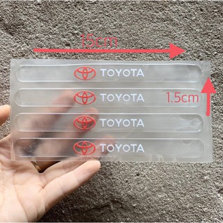 Dãn hõm xe, cửa xe ô tô silicon chống xước 8 chi tiết full logo hãng: toyota, hyundai, Vinfast, Chevrolet,...