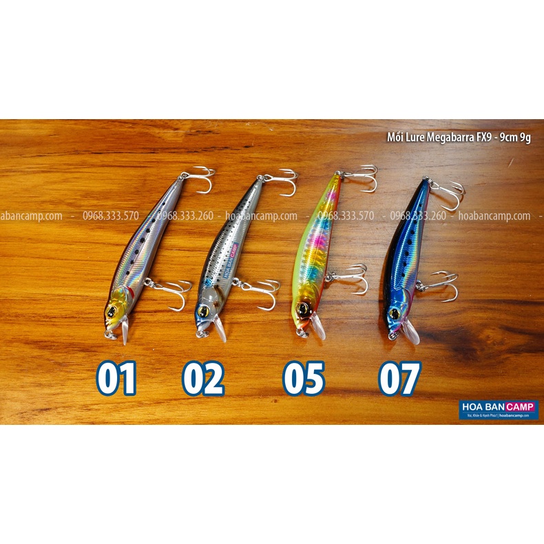 Mồi Lure Megabarra FX9 – LC170 | 9cm 9g