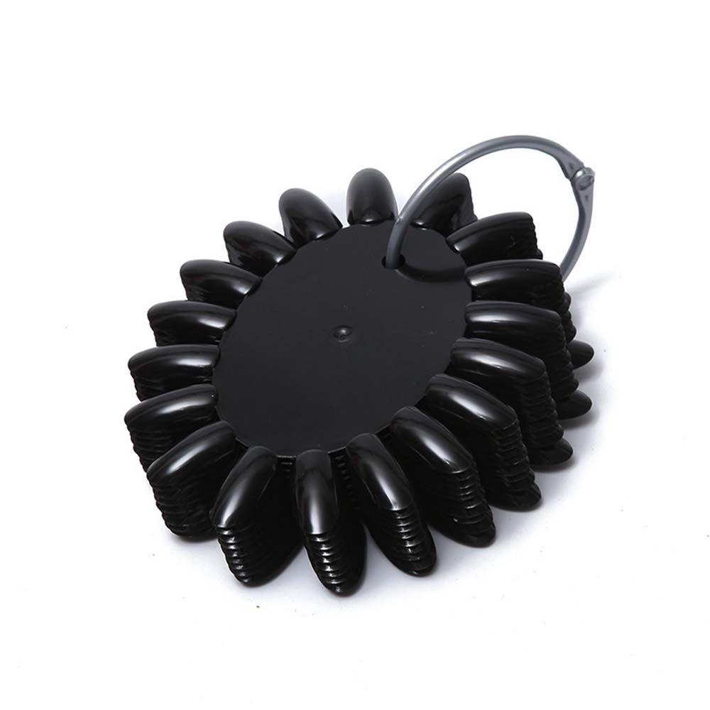 Khay Trưng Bày Móng Tay Giả Hình Tròn Bằng Acrylic Trong Suốt Kèm Thẻ Màu Tiện Dụng