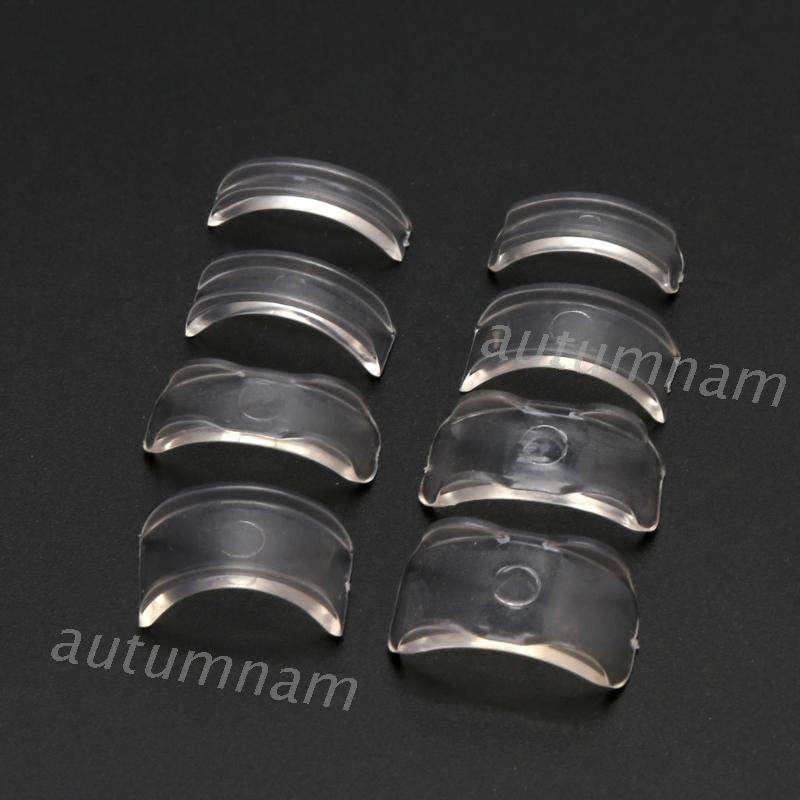 Bộ 8 dụng cụ điều chỉnh kích cỡ nhẫn chất liệu silicone trong suốt kích thước khác nhau tiện lợi