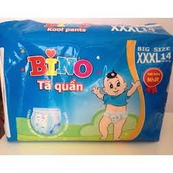 (Tặng 3 quần)Tã quần BINO SUMO XXXl 14 cho bé yêu từ 18-35kg