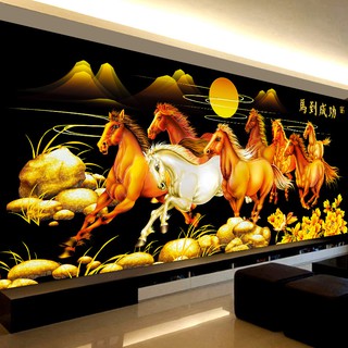 Tranh Đính Đá Mã Đáo Thành Công VS283 ( 115 x 60 cm )