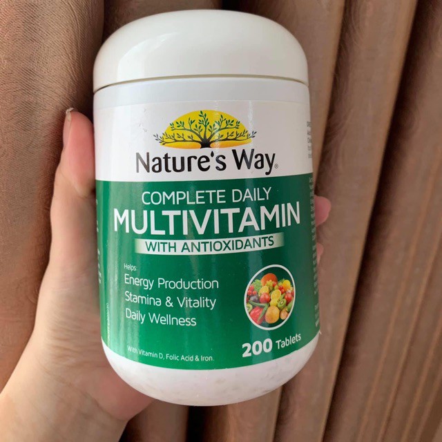 [Mã FMCGFSS11 giảm 8% đơn 250K] [CHUẨN AIR] Vitamin tổng hợp Nature’s Way Úc 200 viên - Xuất xứ Úc