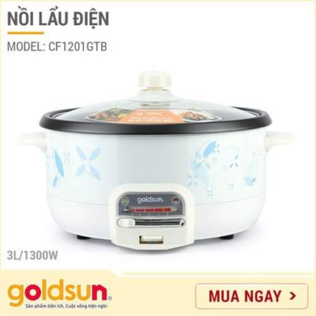 SALE SALE SALE NỒI LẨU ĐIỆN GOLDSUN GIÁ CHỈ 399K