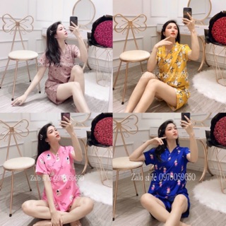 Bộ ngủ kimono kate