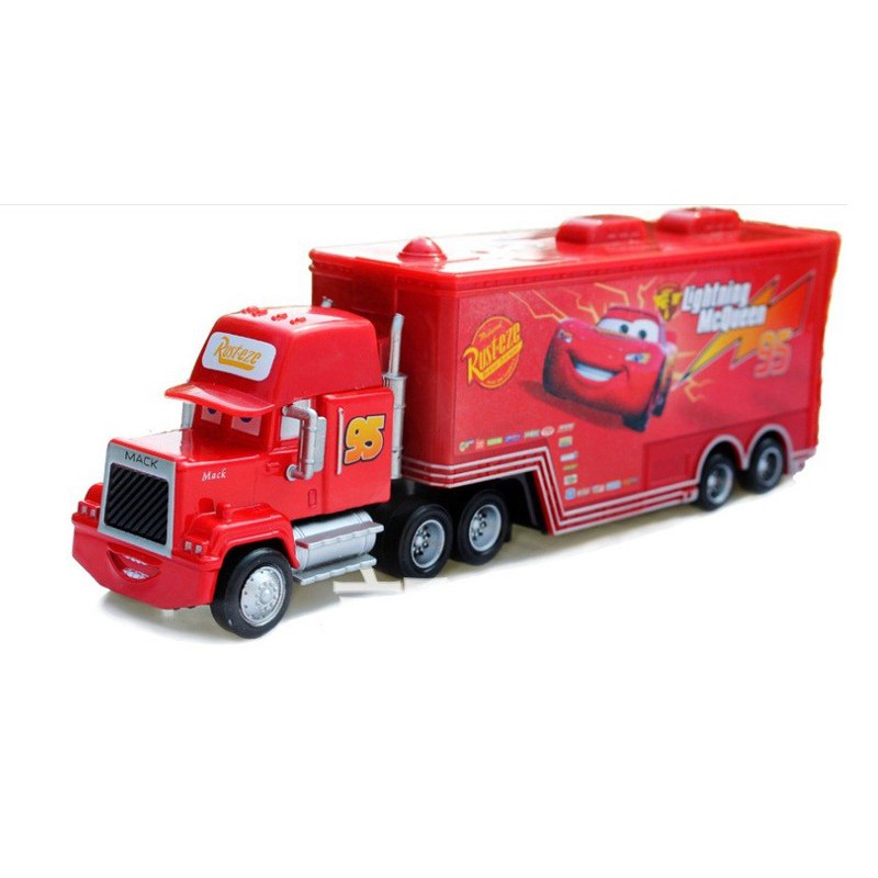 Mô hình xe mc queen bằng sắt đồ chơi trẻ em màu TRẮNG