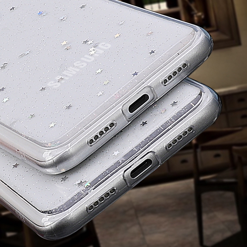 Ốp điện thoại lấp lánh cho Samsung Galaxy S21 S20 S10 Ultra Note 21 10 Plus Pro A21S A31 A51 A71 A52 A72 A50 A70 A50S