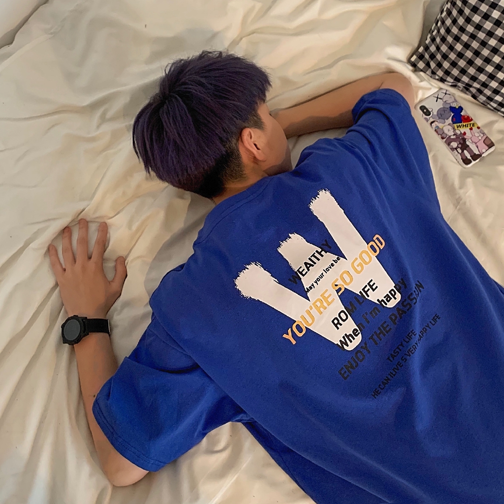 Áo Thun Tay Ngắn Dáng Rộng Phong Cách Harajuku | BigBuy360 - bigbuy360.vn