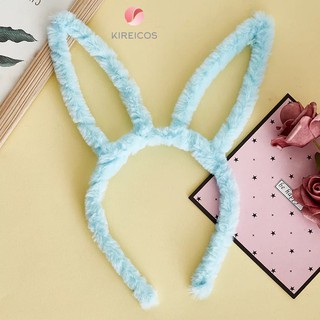 2 Băng Đô Tai Thỏ Lông Xù Mềm Siêu Cute
