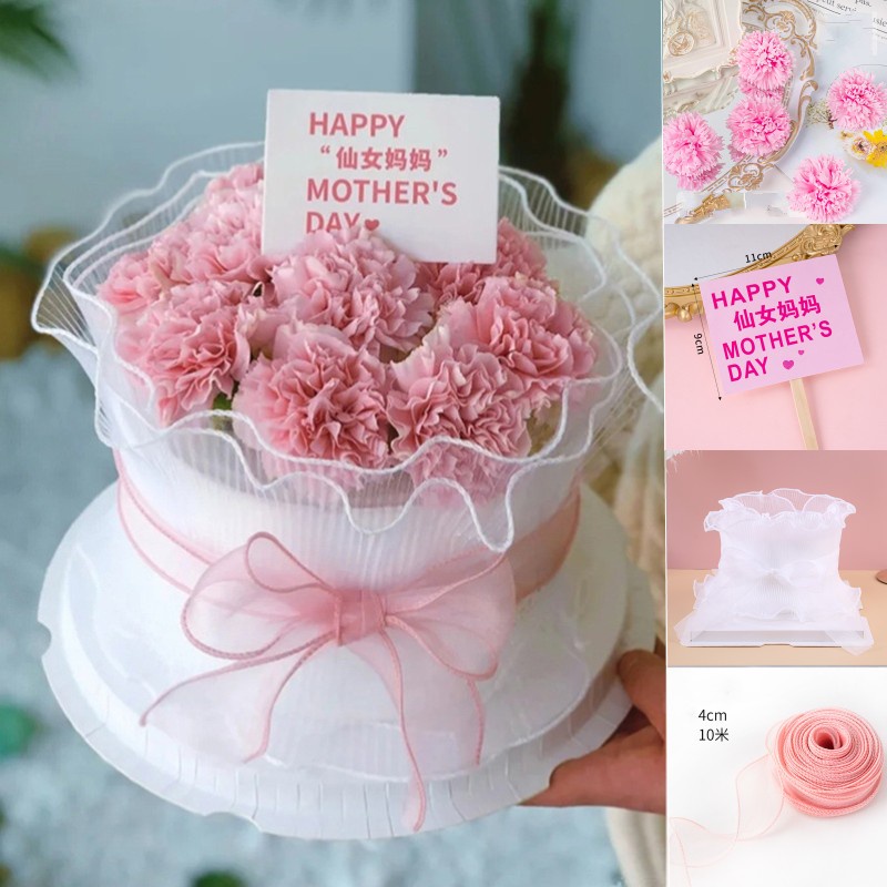 Que Cắm Trang Trí Bánh Kem In Chữ Happy Mother's Day