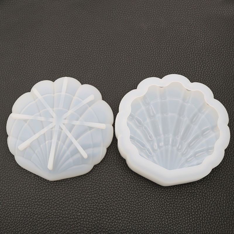 Khuôn Silicone Làm Đồ Trang Sức Hình Vỏ Sò