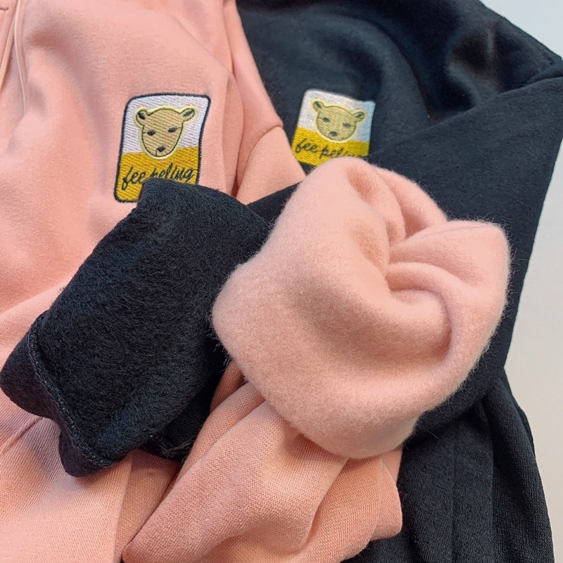 AK11_Áo Khoác Bomber_Tay Cánh Dơi Phồng Phom Rộng_Chất Nỉ Bông Ngoại Nhập Không Xù Lông_Hàng May 2 Lớp Nón Siêu Kute