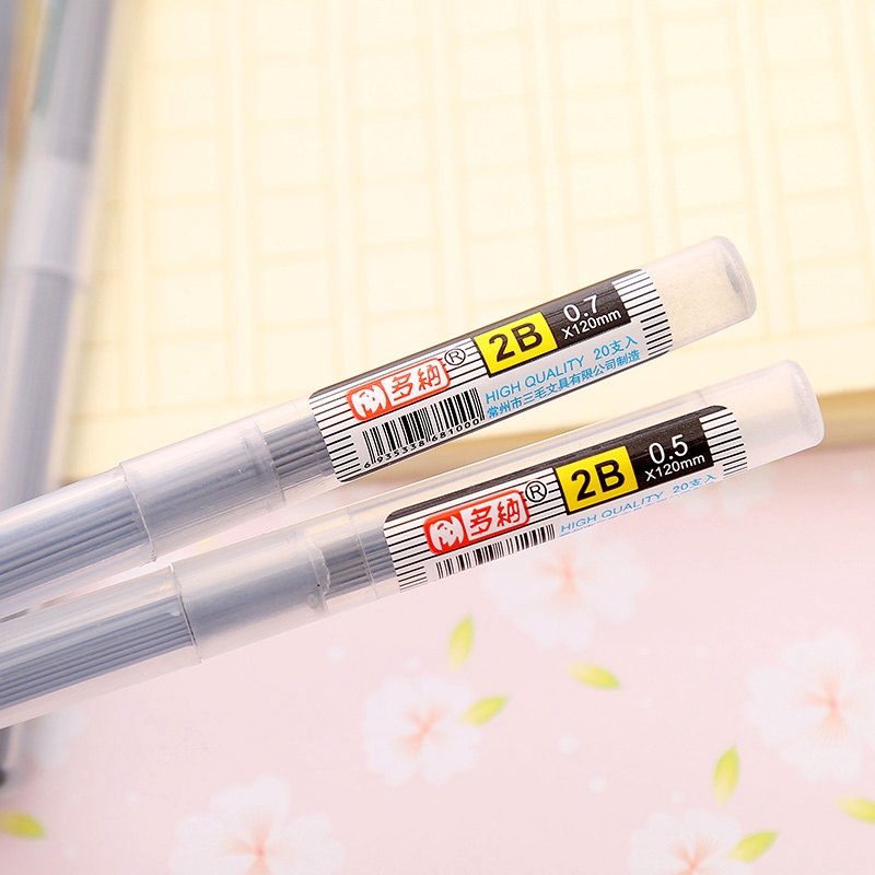 Set 20 ruột bút chì HB/2B 0.7/0.5mm