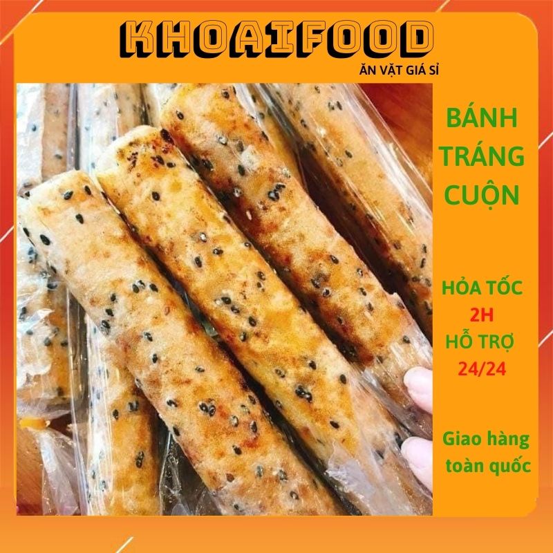 Bánh tráng cuộn Bảy Mập vị mắm ruốc chuẩn vị Sài Gòn 1 chiếc đơn