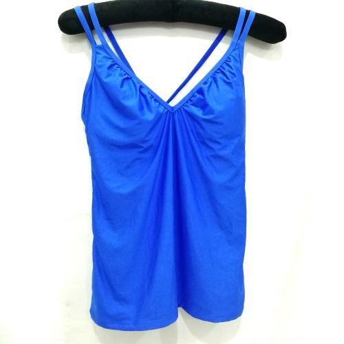 Đồ bơi nữ Alex Marie hai dây chéo sau xanh coban AX215848 ( TH8932 )