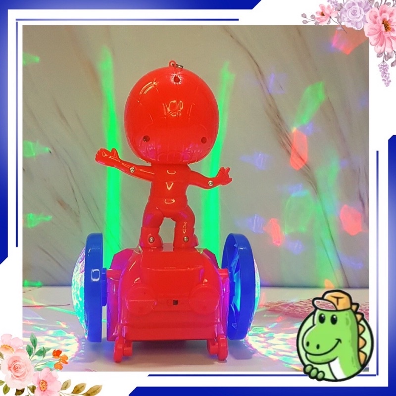ĐÈN NGƯỜI NHỆN TRƯỢT XE THĂNG BẰNG CÓ NHẠC, CÓ ĐÈN