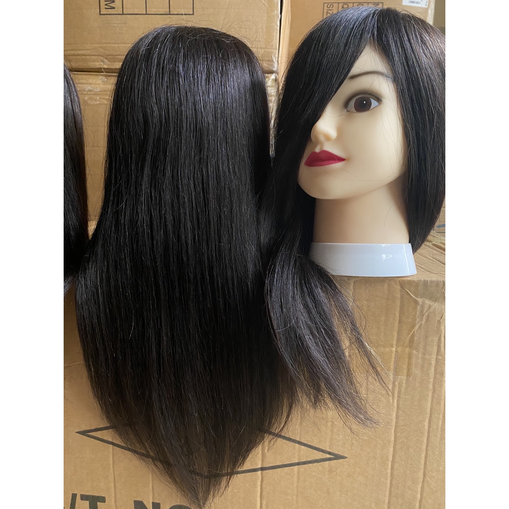 Đầu manocanh 100% tóc thật (ken tóc thật)