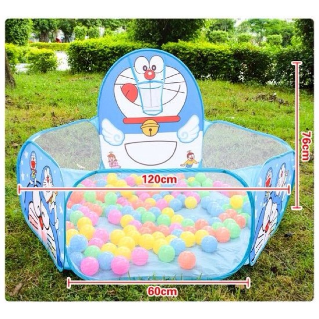 Lều bóng đôremon kèm 50 bóng cho bé