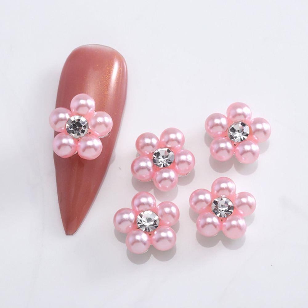 Set 5 Phụ Kiện Ngọc Trai 3D Trang Trí Móng Nghệ Thuật|Phụ Kiện Làm Móng Nghệ Thuật