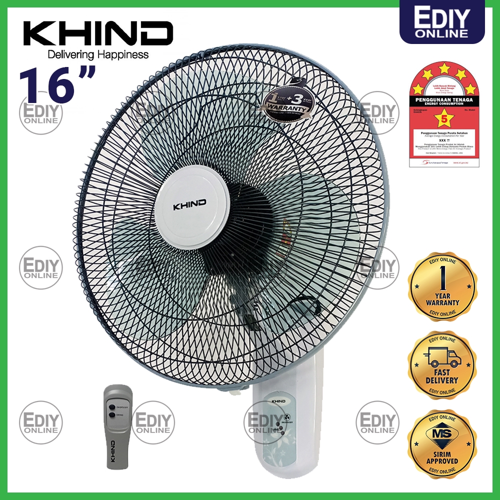 Khind Wf16jr Wf1680 Rse Wf1680rse 𝗢𝗥 Wineen Wwf Rn16 𝗥𝗘𝗠𝗢𝗧𝗘 Wall Fan 16 Kipas Dinding 风扇 壁扇