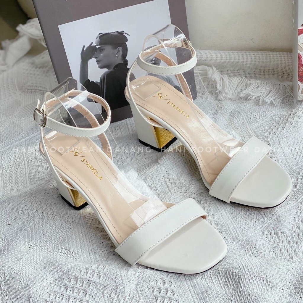 Giày cao gót 7 phân Thiên Hương VNXK BP2TH81 Giày cao gót nữ đế vuông 7p cm tôn dáng siêu sang đi học đi làm sang trọng