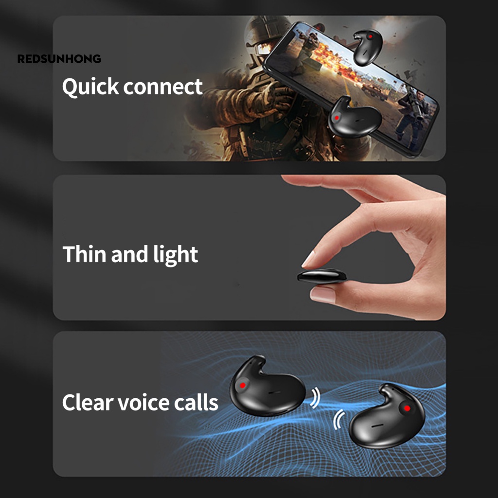 Tai Nghe Không Dây Bluetooth 5.2 Chống Nước IPX5 Mini Cảm Ứng Âm Thanh Nổi