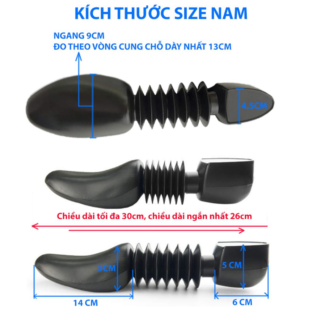 Cây giữ dáng form giày nhựa, chống gãy da và chống xẹp móp méo giúp giày như mới - cây giữ dáng giày giá sỉ - PK45