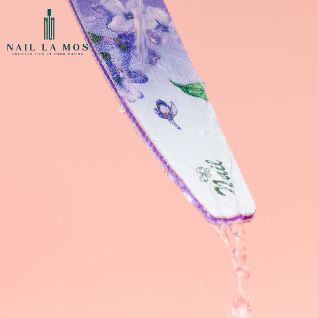 Set 6 chiếc dũa móng hình bán nguyệt Lime Set - loại dày đủ màu chuyên dụng ngành nail