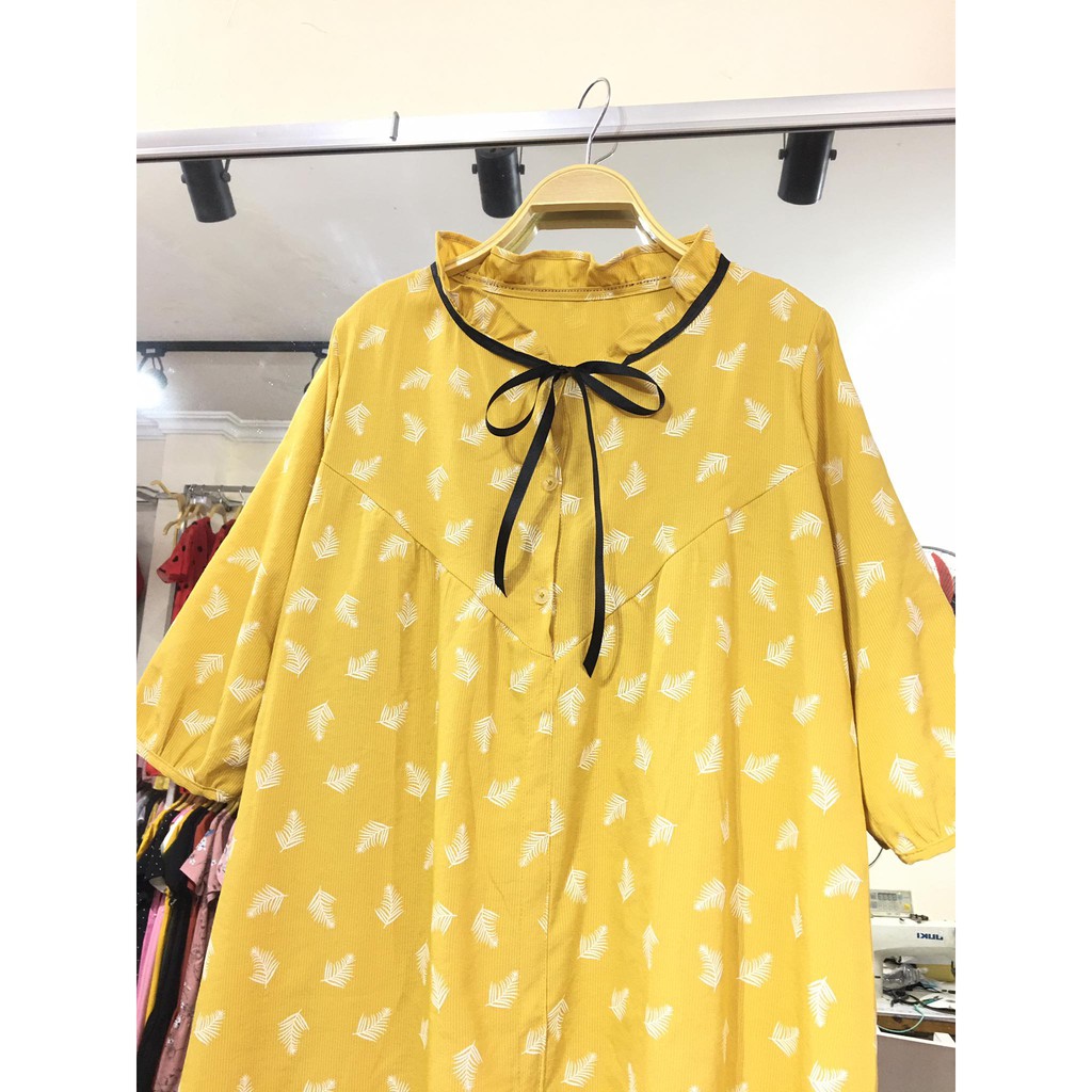 [Mã FATHANG5 giảm 10K đơn 50K] Đầm bầu đẹp  FREESHIP  Giảm 20K Khi Nhập [NHUN20K] <br>ĐẦM BẦU CỔ BÈO full size