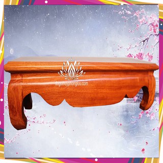 Đế khung ảnh - Giá đỡ khung ảnh - Kỷ dài kê tượng thần tài cao 10cm sâu 13cm có 6 kích thước30,35,40,45,52,63 gỗ hương