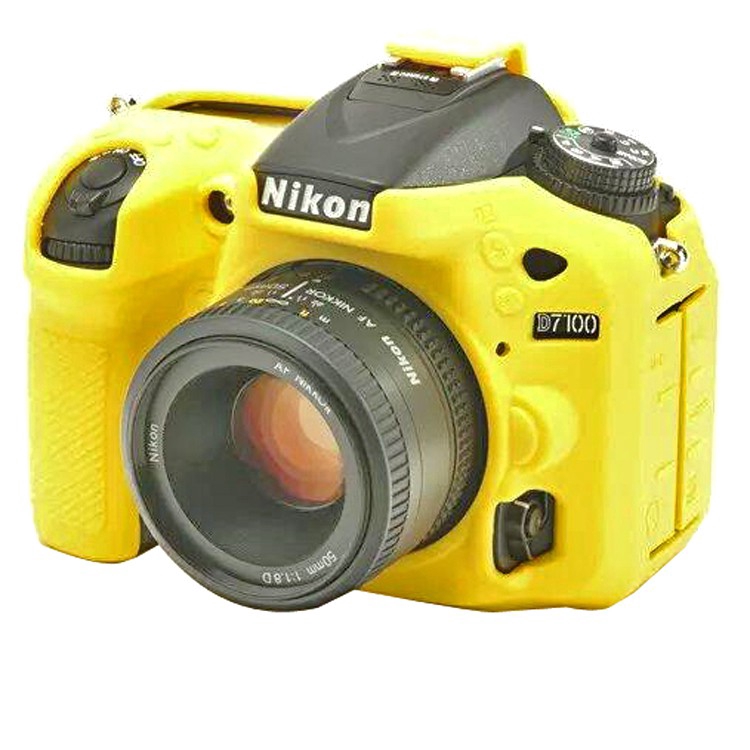 Vỏ cao su silicone mềm bảo vệ máy ảnh Nikon D7100 D7200