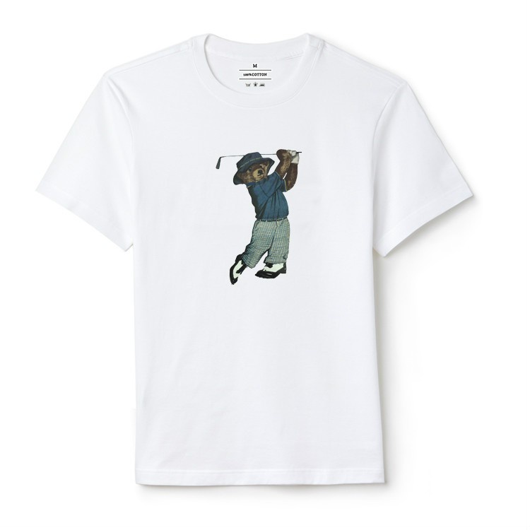 Áo thun tay ngắn cổ tròn chất liệu cotton in họa tiết Ralph Lauren dành cho nam