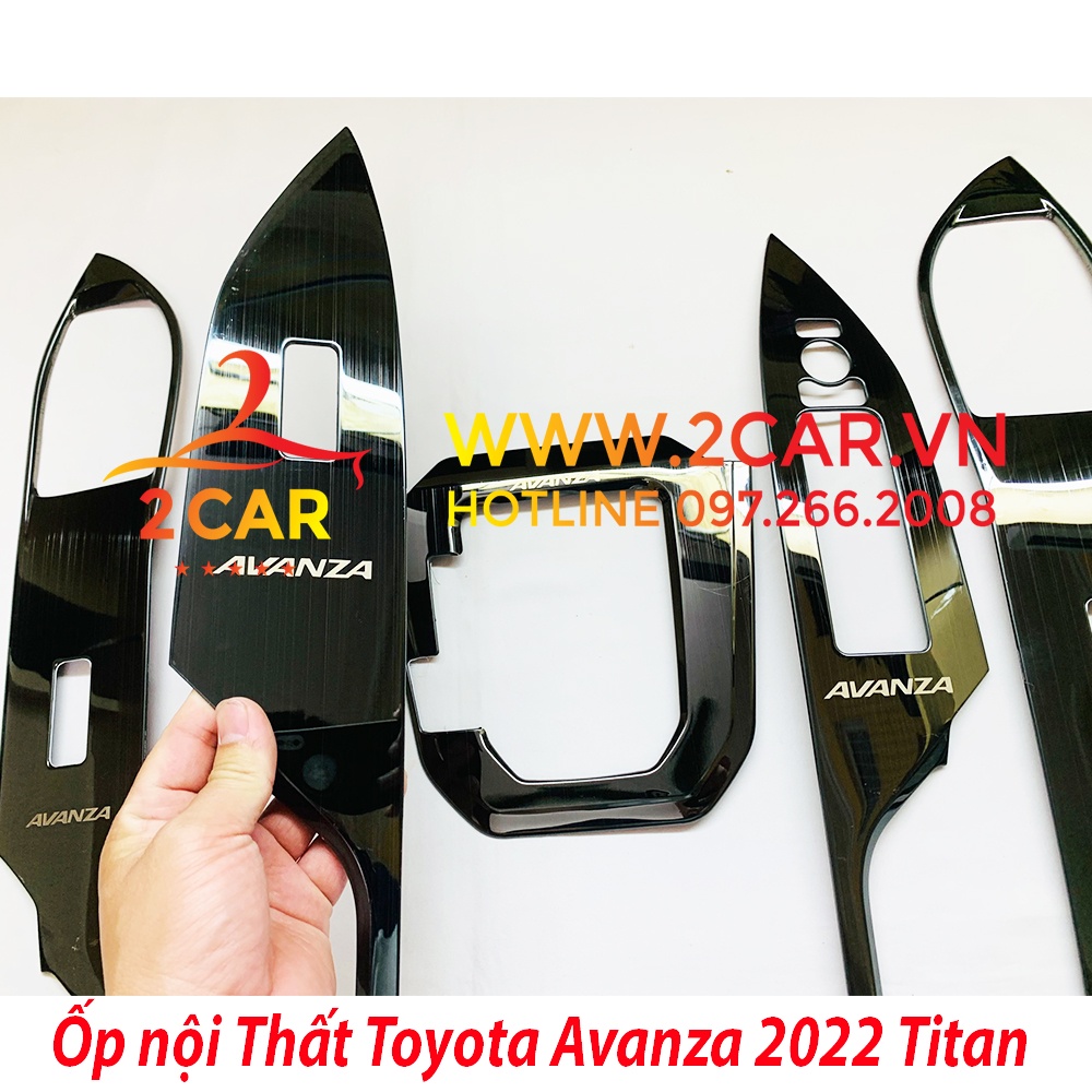 Ốp nội thất  xe Toyota Avanza 2022 2023 chất liệu Titan Cao cấp