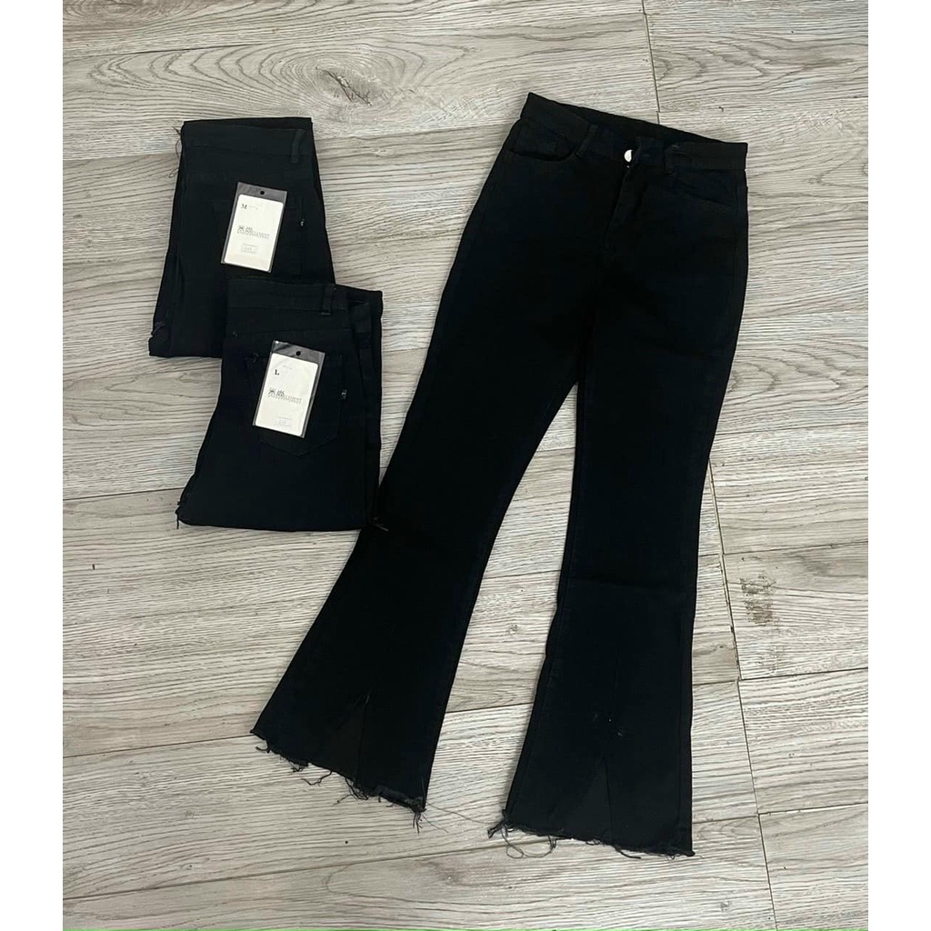 Mã 240-933QUẦN BÒ ĐEN XẺ GẤU | BigBuy360 - bigbuy360.vn