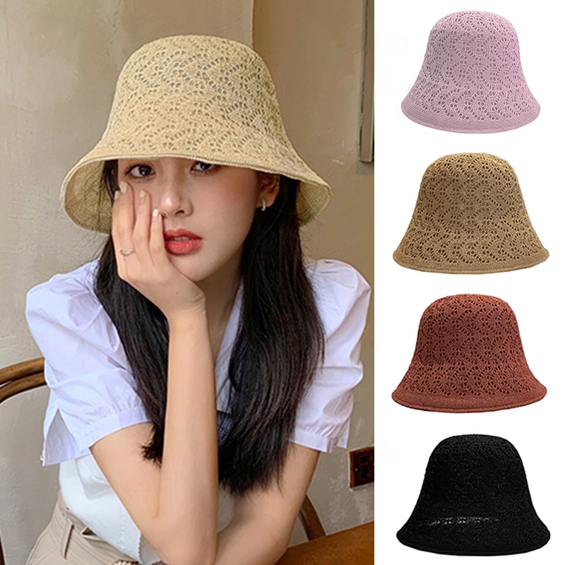 Nón Vành Đan Len Phong Cách Vintage Thời Trang Cho Nữ