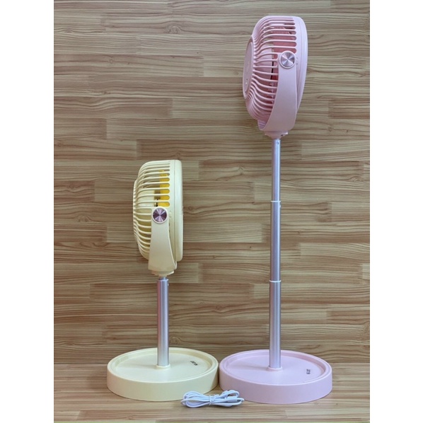 QUẠT SẠC SIÊU MÁT ĐA NĂNG KÉO CAO 68CM XOAY 180 ĐỘ NĐ2007