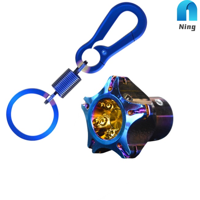 Bộ móc chìa khóa bằng titan cao cấp kèm phụ kiện chuyên dụng