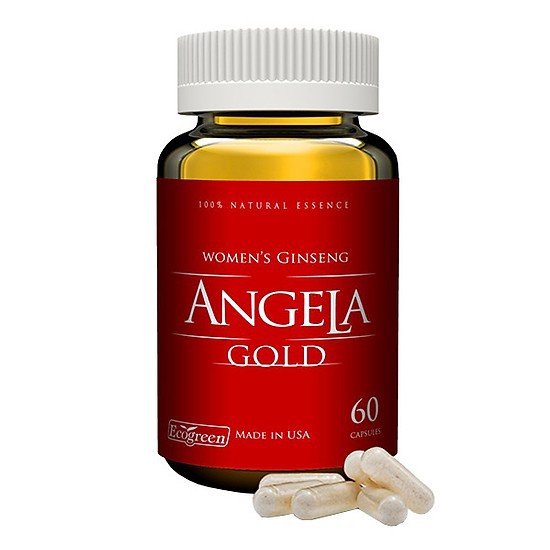 Sâm ANGELA Gold (Hộp 60 viên) [Angella, agela]