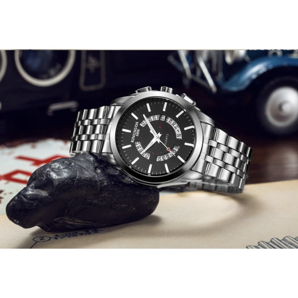 Đồng hồ nam giảm giá KINGNUOS 1850 chính hãng, kiểu dáng lịch lãm, chống nước tốt ( Mã: AK02 ) | BigBuy360 - bigbuy360.vn