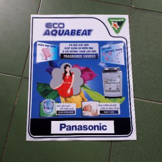 Tem dán máy giặt Panasonic 2020