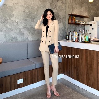 Sét vest blazer (cả sét gồm: áo+ quần + áo kép)
