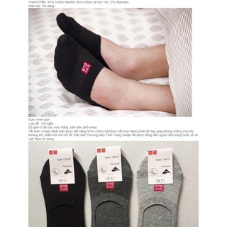 Tất hài nửa bàn uni chống trượt cam kết chất lượng cỡ 25-27cm
