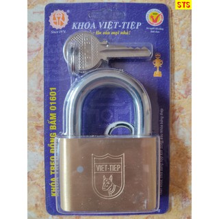 - khóa việt tiệp - khóa treo đồng bấm 01601