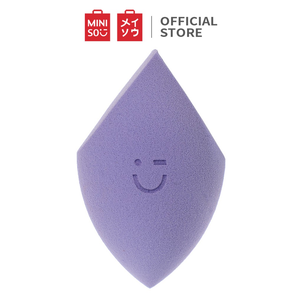 Bông trang điểm dạng giọt nước (Travel case) Miniso