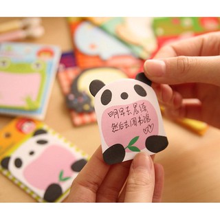 Giấy note hoạ tiết động vật dễ thương