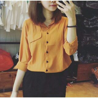 SƠ MI TÚI NGỰC ẢNH THẬT