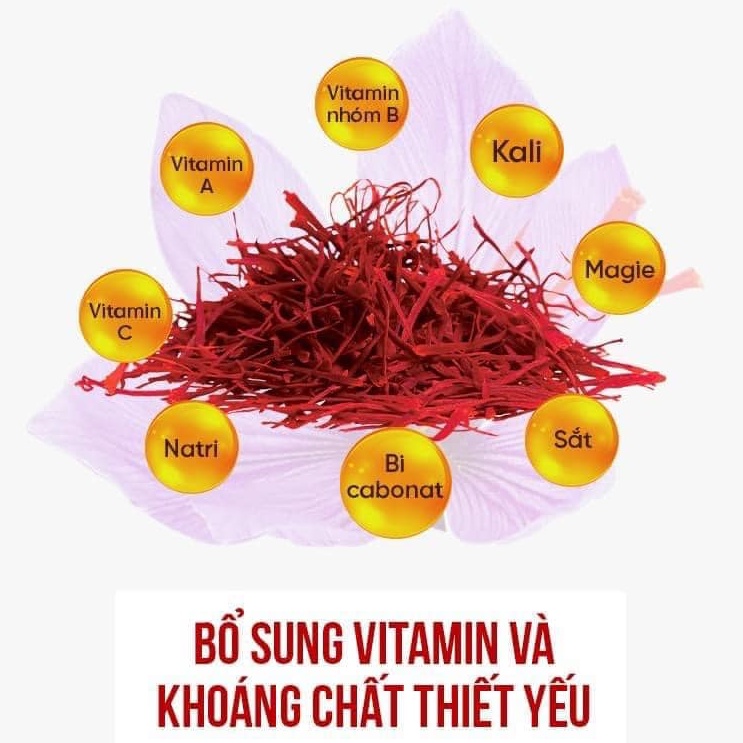 Nhụy Hoa Nghệ Tây Saffron Bahraman Chính Hãng 1g