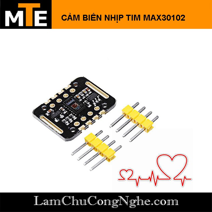 Module cảm biến nhịp tim và nồng độ oxy trong máu MAX30102 1.8-3.3V-5V