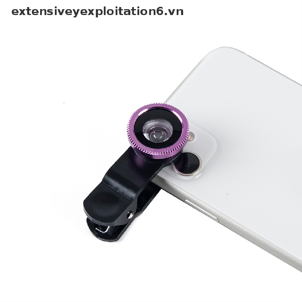Bộ Lens Mắt Cá Góc Rộng 3 Trong 1 Cho Điện Thoại E6VN / E6VN